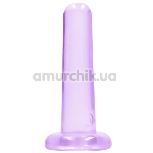 Фаллоимитатор Realrock Crystal Clear Dildo 5.3, фиолетовый - Фото №1