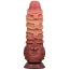 Фалоімітатор Dual-Layered Silicone Nature Cock LV411071, коричневий - Фото №3