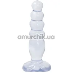 Анальна пробка Crystal Jellies 14 см прозора - Фото №1