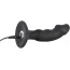 Анальная пробка с вибрацией Black Velvets Rechargeable Plug, черная - Фото №5