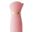 Вибратор с вакуумным стимулятором и толчками Zalo Rose Rabbit Thruster, розовый - Фото №6