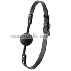 Кляп Guilty Pleasure Premium Collection Solid Silicone Ball Gag, чорний - Фото №1