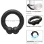 Эрекционное кольцо для члена Alpha Liquid Silicone Muscle Ring, черное - Фото №5