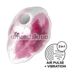 Симулятор орального секса для женщин с вибрацией Satisfyer Cloud Dancer, бело-розовый - Фото №1