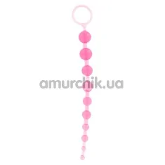 Анальные бусы Thai Toy Beads розовые - Фото №1