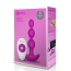 Анальная пробка с вибрацией B-Vibe Triplet, розовая - Фото №13