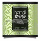 Гель для массажа Sensuva Handipop Green Apple - зеленое яблоко, 6 мл - Фото №1