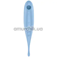 Симулятор орального сексу для жінок з вібрацією Satisfyer Twirling Pro, блакитний - Фото №1