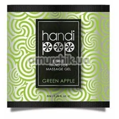 Гель для массажа Sensuva Handipop Green Apple - зеленое яблоко, 6 мл - Фото №1