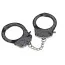 Наручники Fetish Pleasure Diamond Handcuffs, серебристые - Фото №1