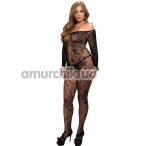 Комбинезон Star Night Floral Star Bodystocking, черный - Фото №1
