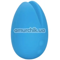 Кліторальний вібратор Silicone Marvelous EggCiter, блакитний - Фото №1