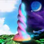 Фаллоимитатор Creature Cocks Moon Rider Glow-in-the-Dark Unicorn Dildo, разноцветный - Фото №8