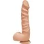 Фаллоимитатор The D Dual Density Ragin D 7.5 Inch With Balls, телесный - Фото №1