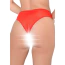 Трусики Daring Intimates Lauren Crotchless Hiphugger, красные - Фото №6