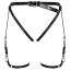 Гартери Obsessive Spicy Black Harness A762, чорні - Фото №7