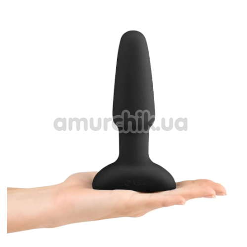 Анальная пробка с вибрацией и ротацией B-Vibe Rimming Plug 2, черная