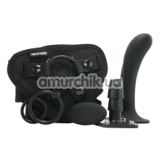 Страпон з вібрацією Vac-U-Lock G-Spot Vibrating Pleasure Set 1 - Фото №1