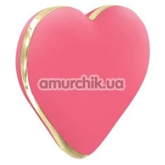 Клиторальный вибратор Rianne S Heart Vibe, светло-розовый - Фото №1