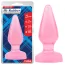 Анальна пробка Hi-Rubber Anal Stuffer Plug, рожева - Фото №6