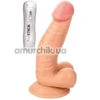 Вибратор Real Stick Nude 6, телесный - Фото №1