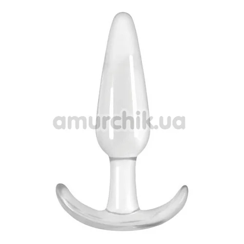 Анальная пробка Jelly Rancher T-Plug Smooth, прозрачная - Фото №1