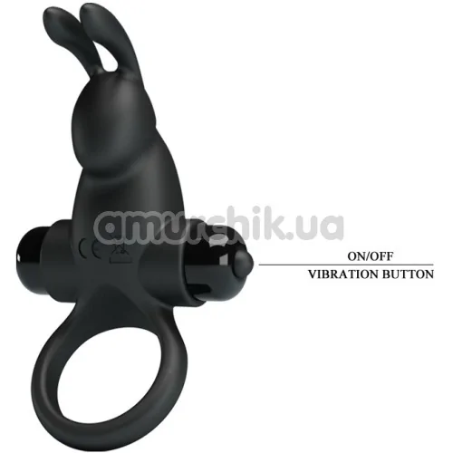 Виброкольцо Pretty Love Vibrant Penis Ring I, черное