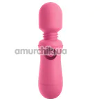 Универсальный вибромассажер OMG! Wands Rechargeable #Enjoy Vibrating Wand, светло-розовый - Фото №1