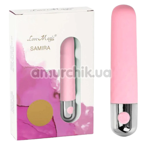 Клиторальный вибратор Love Magic Samira, розовый