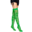 Чулки Leg Avenue 420 Net Thigh Highs, зеленые - Фото №4