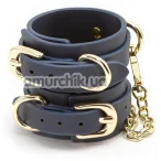 Фиксаторы для рук Bondage Couture Wrist Cuffs, синие - Фото №1