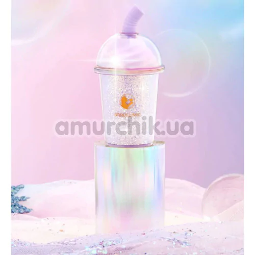 Симулятор орального секса для женщин с вибрацией и подогревом BeYourLover Magic Joy Cup, сиреневый