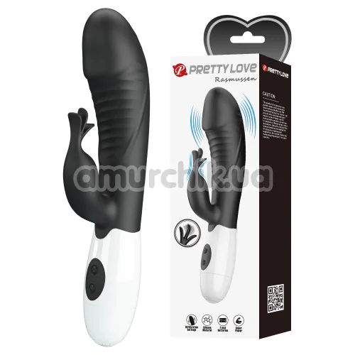 Вибратор Pretty Love Rasmussen, черный