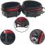 Фіксатори для рук Whipsmart Heartbreaker Deluxe Buckle Love Cuffs, чорно-червоні - Фото №6