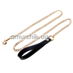 Поводок Upko Leather Cosplay Leash, золотой - Фото №1