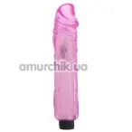 Вибратор Loveshop Cristal Cock, розовый - Фото №1