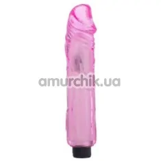 Вібратор Loveshop Cristal Cock, рожевий - Фото №1