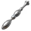 Анальна насадка Hismith Metal Bead Anal Dildo 8.48, срібна - Фото №2