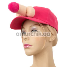 Кепка з пенісом Baseball Cap Penis, рожева - Фото №1