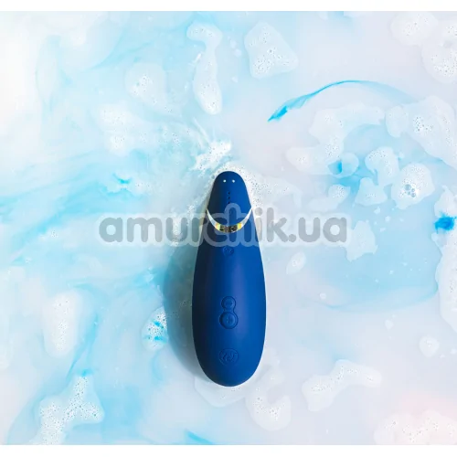 Симулятор орального секса для женщин Womanizer Premium 2, синий