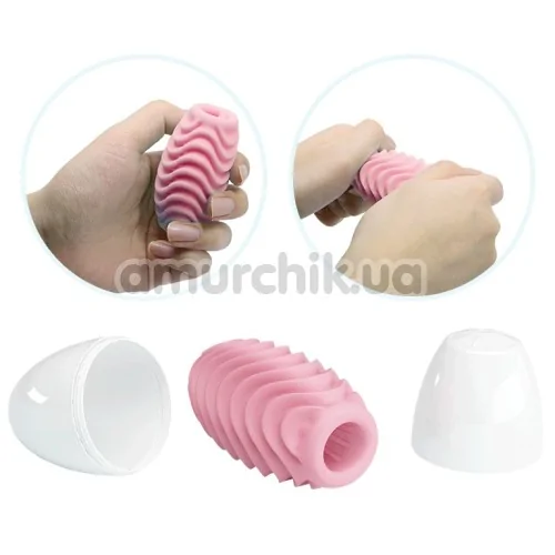 Мастурбатор Pretty Love Passionate Double-Sided Egg, розовый