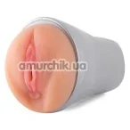 Мастурбатор Penthouse Deluxe Cyberskin Vibrating Stroker Jenna Rose, тілесний - Фото №1