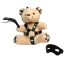 Брелок Master Series Bound Teddy Bear With Flogger Keychain - медвежонок, желтый - Фото №3