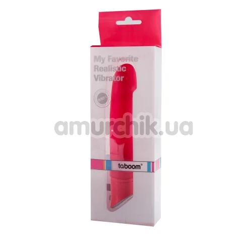 Вибратор My Favorite Realistic Vibrator, розовый