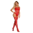 Комбинезон Star Night Three Net Bodystocking, красный - Фото №3