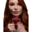 Анальна пробка Master Series Booty Bloom, бордова - Фото №5