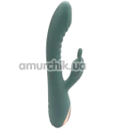 Вібратор з пульсацією Sweet Em Dual G-Spotl Vibrator, зелений - Фото №1