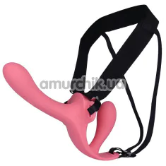 Страпон с вибрацией Party Color Toys Twiny, розовый - Фото №1