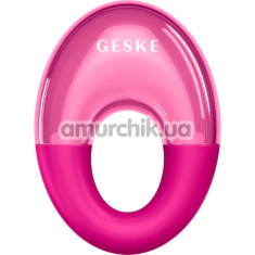 Масажер для очей Geske Cool & Warm Eye Massager 7 in 1, яскраво-рожевий - Фото №1
