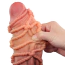 Фалоімітатор Dual-Layered Silicone Nature Cock LV411071, коричневий - Фото №13